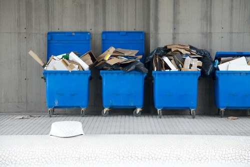 Business waste removal services in Finchley office